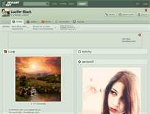 Tablet Screenshot of lucifer-black.deviantart.com
