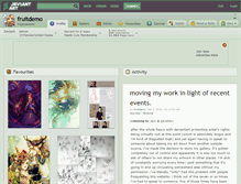 Tablet Screenshot of fruitdemo.deviantart.com