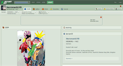Desktop Screenshot of necromanticviii.deviantart.com