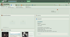 Desktop Screenshot of escupitajo.deviantart.com