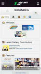 Mobile Screenshot of iconshare.deviantart.com