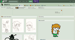 Desktop Screenshot of midori513.deviantart.com