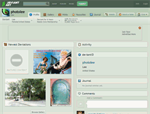 Tablet Screenshot of photolee.deviantart.com