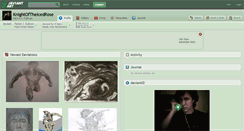 Desktop Screenshot of knightoftheicedrose.deviantart.com
