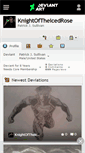 Mobile Screenshot of knightoftheicedrose.deviantart.com