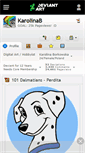 Mobile Screenshot of karolinab.deviantart.com