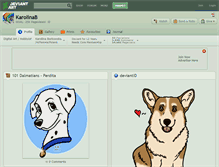 Tablet Screenshot of karolinab.deviantart.com