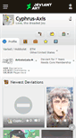 Mobile Screenshot of cyphrus-axis.deviantart.com