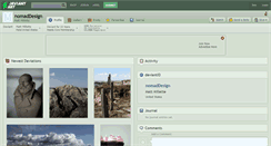 Desktop Screenshot of nomaddesign.deviantart.com