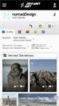 Mobile Screenshot of nomaddesign.deviantart.com