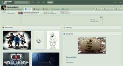 Desktop Screenshot of foreverreid.deviantart.com