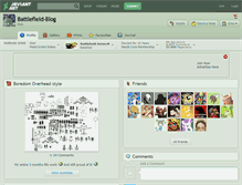 Tablet Screenshot of battlefield-blog.deviantart.com