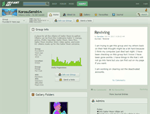 Tablet Screenshot of korosusenshi.deviantart.com