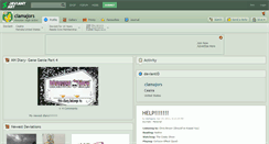 Desktop Screenshot of clamajors.deviantart.com