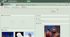Desktop Screenshot of emperork3.deviantart.com