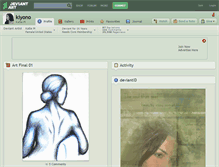 Tablet Screenshot of kiyono.deviantart.com