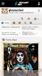 Mobile Screenshot of ghostexiled.deviantart.com