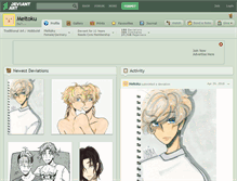 Tablet Screenshot of meitoku.deviantart.com