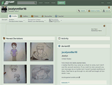 Tablet Screenshot of jocelynmiller98.deviantart.com