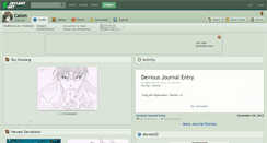 Desktop Screenshot of calom.deviantart.com