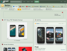 Tablet Screenshot of bensow.deviantart.com