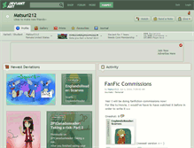 Tablet Screenshot of matsuri212.deviantart.com