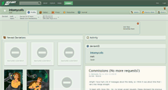 Desktop Screenshot of intomycoils.deviantart.com