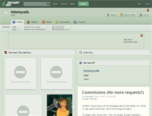 Tablet Screenshot of intomycoils.deviantart.com
