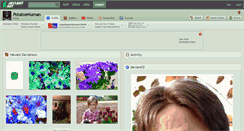 Desktop Screenshot of potatoehuman.deviantart.com