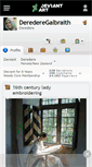 Mobile Screenshot of derederegalbraith.deviantart.com
