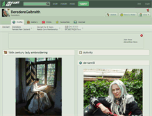 Tablet Screenshot of derederegalbraith.deviantart.com