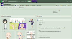 Desktop Screenshot of milky-pixels.deviantart.com