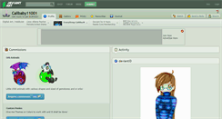 Desktop Screenshot of calibaby11001.deviantart.com