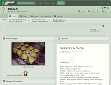 Tablet Screenshot of neko234.deviantart.com