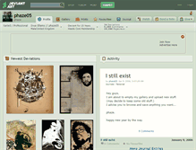 Tablet Screenshot of phaze05.deviantart.com