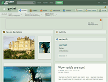 Tablet Screenshot of gorckat.deviantart.com