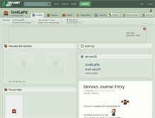 Tablet Screenshot of grelllaplz.deviantart.com