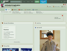 Tablet Screenshot of animated-imagination.deviantart.com