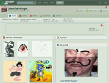 Tablet Screenshot of jaiantfakinfeygot.deviantart.com