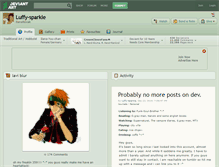 Tablet Screenshot of luffy-sparkle.deviantart.com