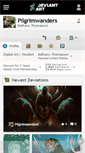 Mobile Screenshot of pilgrimwanders.deviantart.com