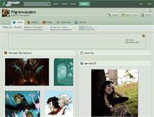 Tablet Screenshot of pilgrimwanders.deviantart.com