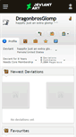 Mobile Screenshot of dragonbrosglomp.deviantart.com