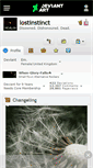 Mobile Screenshot of lostinstinct.deviantart.com
