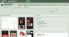 Desktop Screenshot of equine-tutorials.deviantart.com