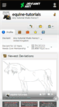 Mobile Screenshot of equine-tutorials.deviantart.com