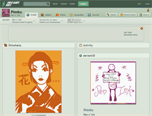 Tablet Screenshot of pinnku.deviantart.com