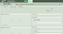 Desktop Screenshot of moya-no-baka.deviantart.com
