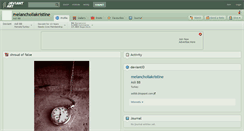 Desktop Screenshot of melancholiakristine.deviantart.com