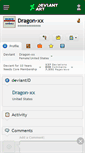 Mobile Screenshot of dragon-xx.deviantart.com